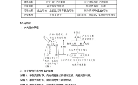 2023年高考生物一轮复习（新人教新高考）第8单元第8课时　植物生长素及其生理作用_新高考复习资料_2023年新高考复习资料_一轮复习_2023年新高考大一轮复习讲义