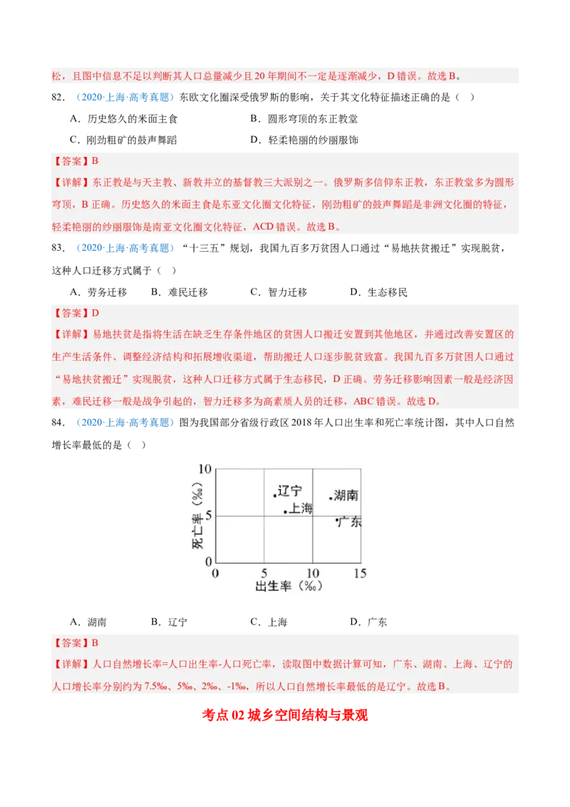 专题08-解析版_2025年新高考资料_二轮复习_01高考语文等多个文件_2025年高三地理高考二轮复习专项提升_真题演练