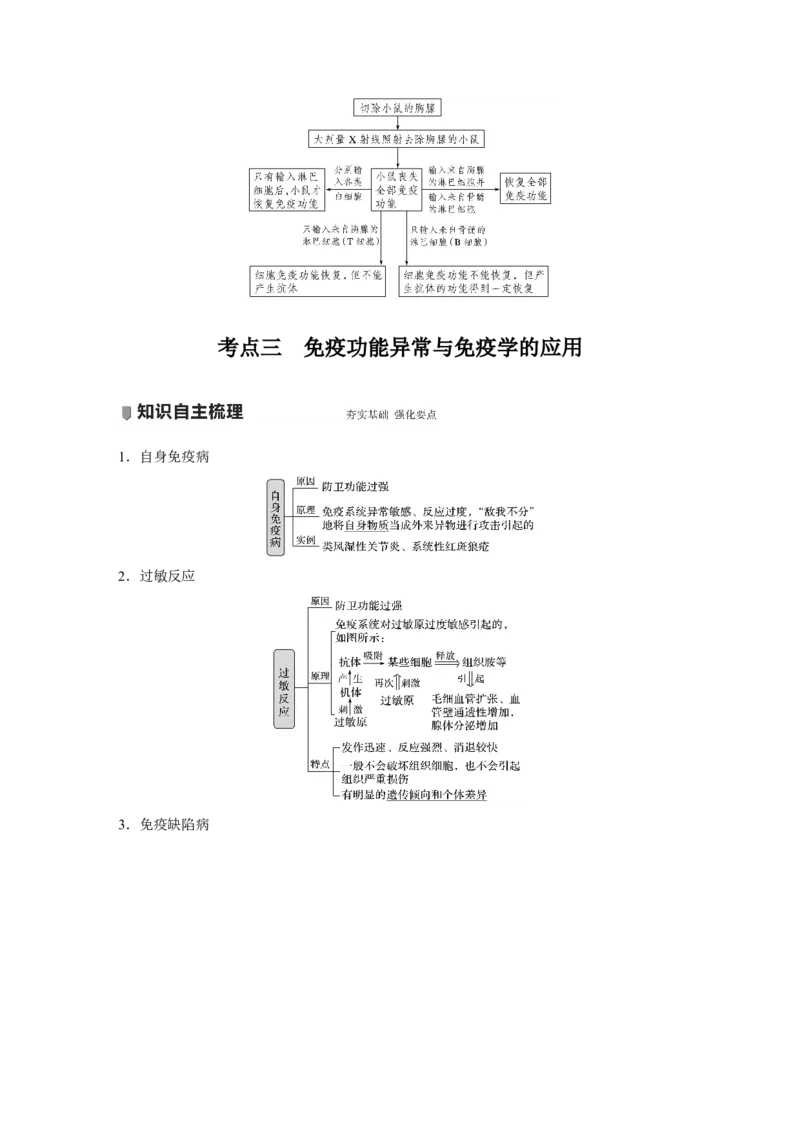 2022年高考生物一轮复习第8单元第26讲　免疫调节_新高考复习资料_2022年新高考复习资料_2022年一轮复习最新版_1.2022年高考生物一轮复习全国通用版