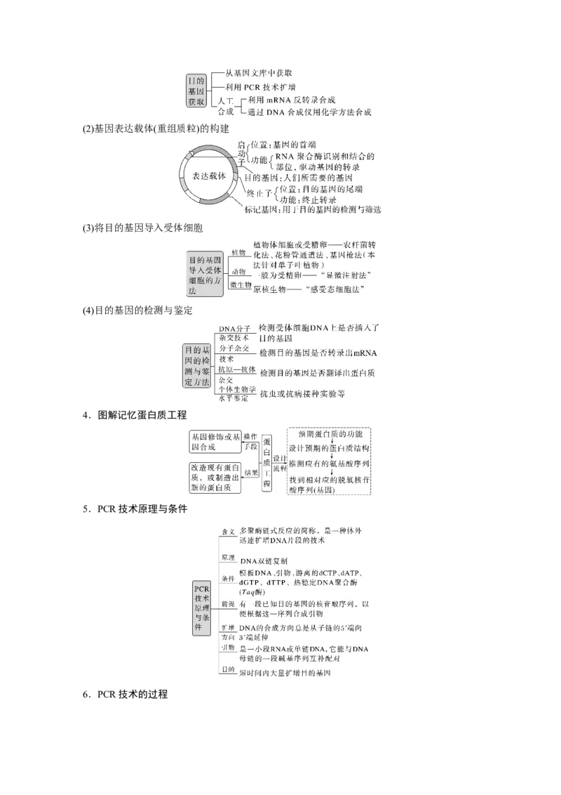 2023年高考生物二轮复习（全国版）第1篇专题突破专题9考点1　基因工程(含PCR技术与应用)_通用版（老高考）复习资料_2023年复习资料_二轮复习_2023年高考生物二轮复习讲义（全国版）