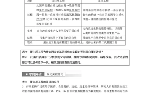 2023年高考生物一轮复习（新人教新高考）第10单元第7课时　基因工程的应用和蛋白质工程_新高考复习资料_2023年新高考复习资料_一轮复习_2023年新高考大一轮复习讲义