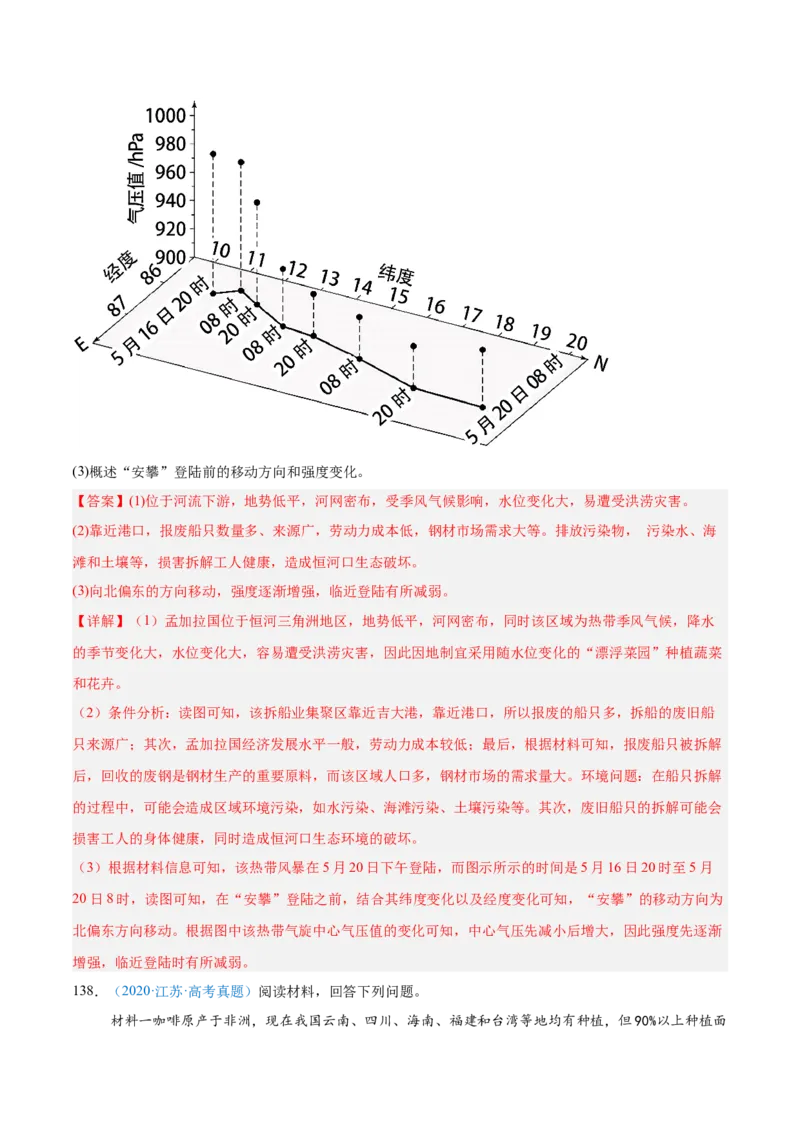 专题09农业+解析版_2025年新高考资料_二轮复习_01高考语文等多个文件_2025年高三地理高考二轮复习专项提升_真题演练
