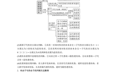 2023年高考生物二轮复习（全国版）第1篇专题突破专题4考点2　遗传实验的设计与推理_通用版（老高考）复习资料_2023年复习资料_二轮复习_2023年高考生物二轮复习讲义+课件（全国版）