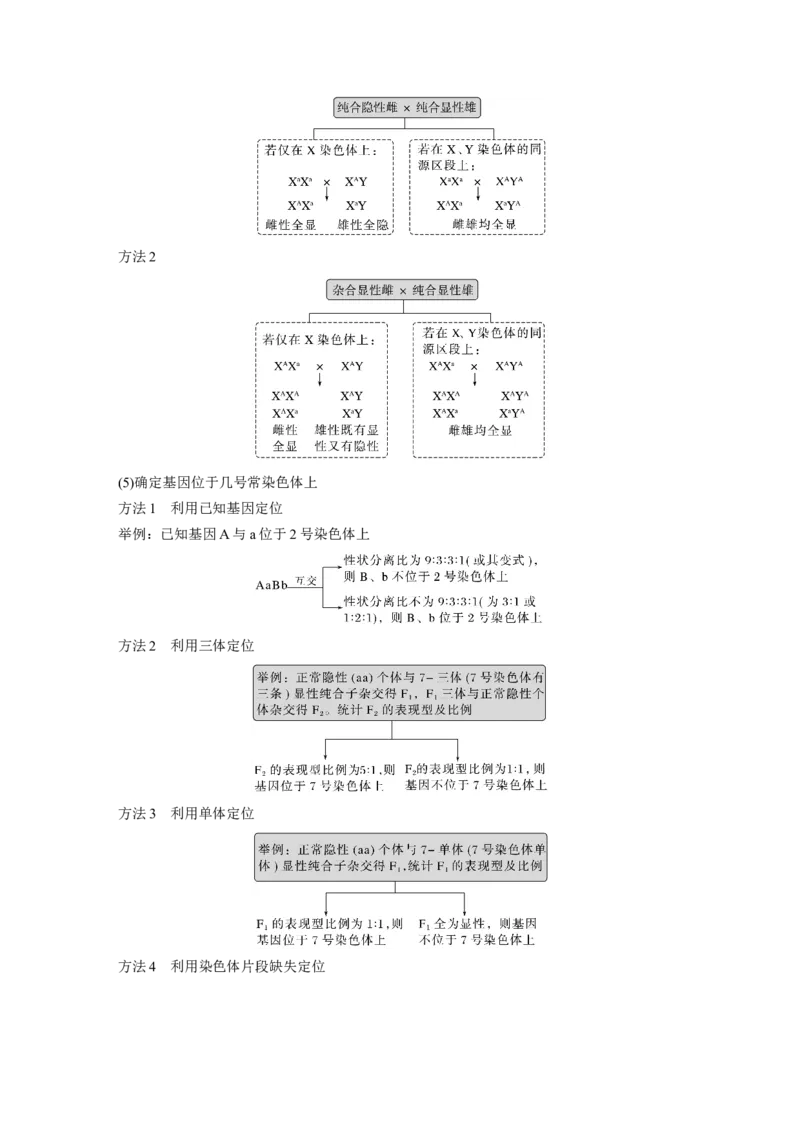 2023年高考生物二轮复习（全国版）第1篇专题突破专题4考点2　遗传实验的设计与推理_通用版（老高考）复习资料_2023年复习资料_二轮复习_2023年高考生物二轮复习讲义+课件（全国版）