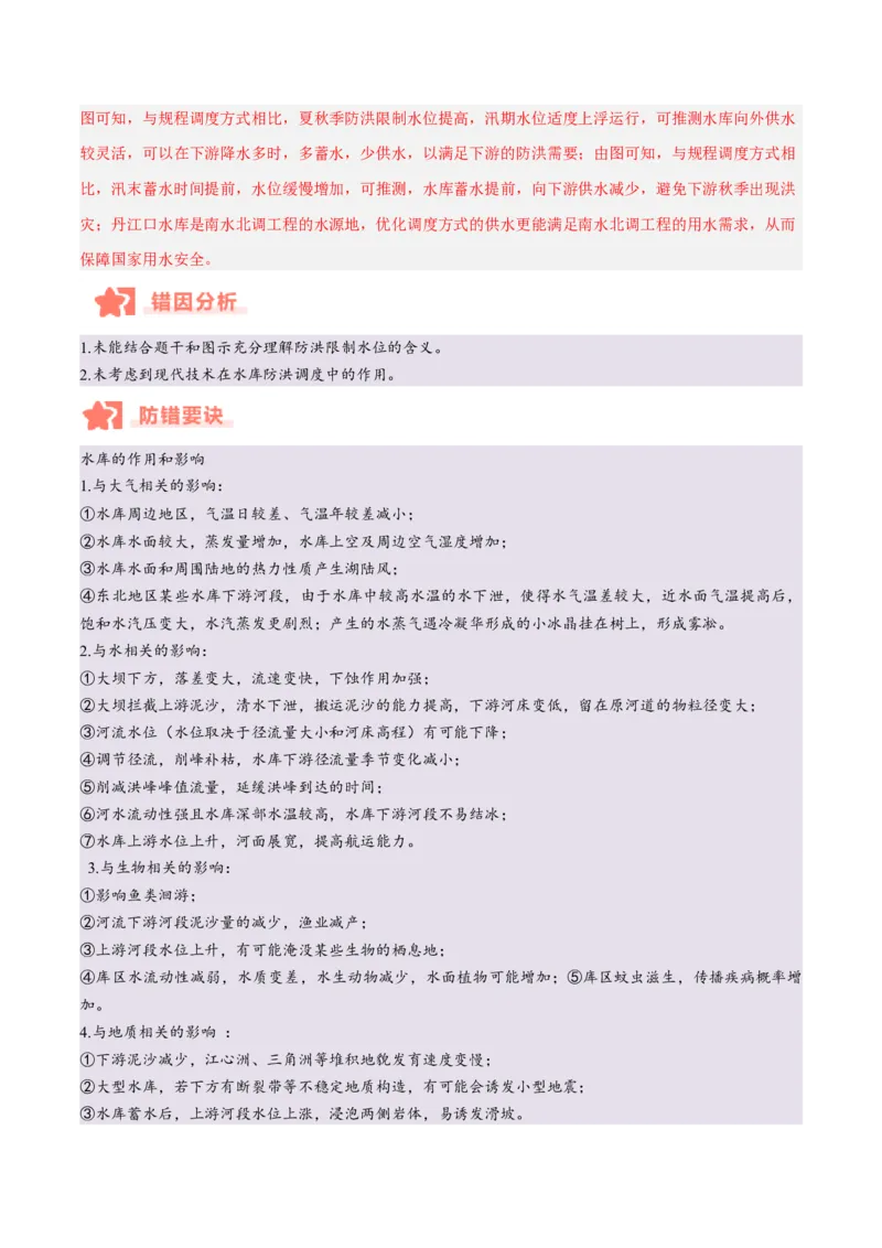 专题04地球上的水易错提分（4大易错点）（解析版）_2025年新高考资料_二轮复习_01高考语文等多个文件_2025年高三地理高考二轮复习专项提升_易错专练