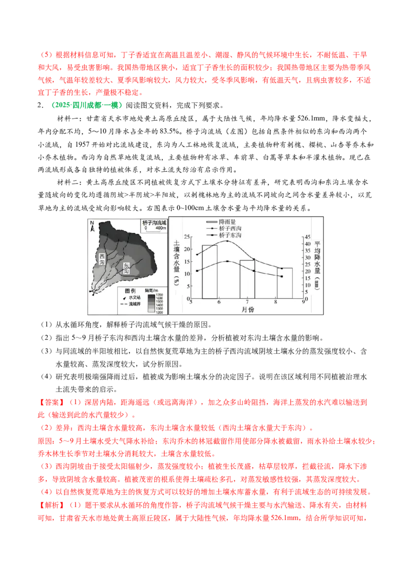 专题20土壤热点问题描述的方法技巧（解析版）_2025年新高考资料_二轮复习_01高考语文等多个文件_2025年高考地理二轮热点题型归纳与变式演练（新高考通用）