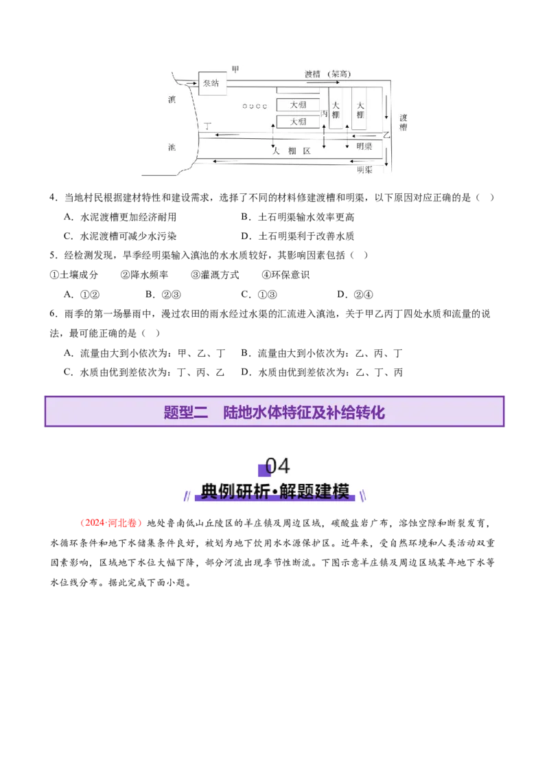 专题04水体运动（讲义）（原卷版）_2025年新高考资料_二轮复习_01高考语文等多个文件_2025年高三地理高考二轮复习专项提升_二轮讲义