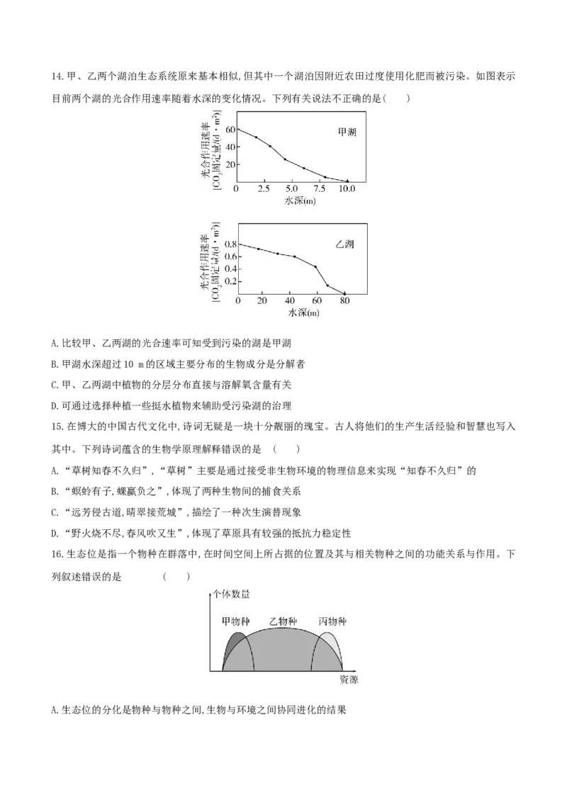 押题点06种群和群落（原卷版）_2024年新高考资料_5.2024三轮冲刺_备战2024年高考生物临考题号押题（辽宁、黑龙江、吉林专用）322857720