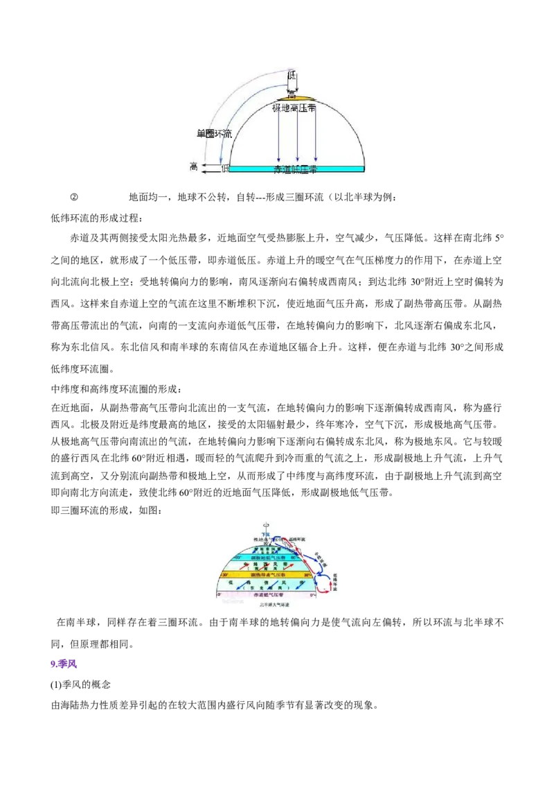 专题05大气运动-备战2023年高考地理一轮复习精讲精练（解析版）_9.2025地理总复习_2023年新高考复习资料_一轮复习_备战2023年高考地理一轮复习精讲精练