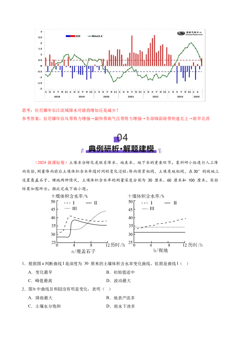 专题04水体运动（讲义）（解析版）_2025年新高考资料_二轮复习_01高考语文等多个文件_2025年高三地理高考二轮复习专项提升_二轮讲义