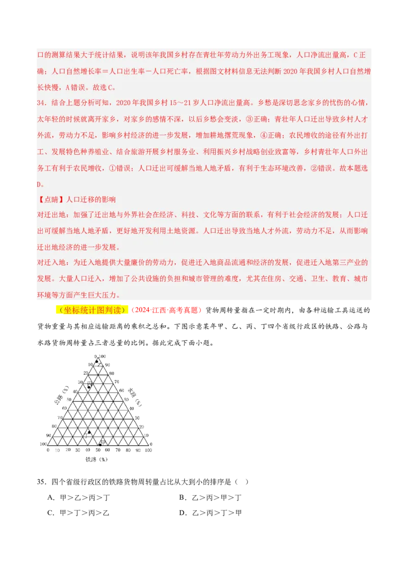 专题04图表攻略（练习）（解析版）_2025年新高考资料_二轮复习_上好课2025年高考地理二轮复习讲练测（新高考通用）3381954