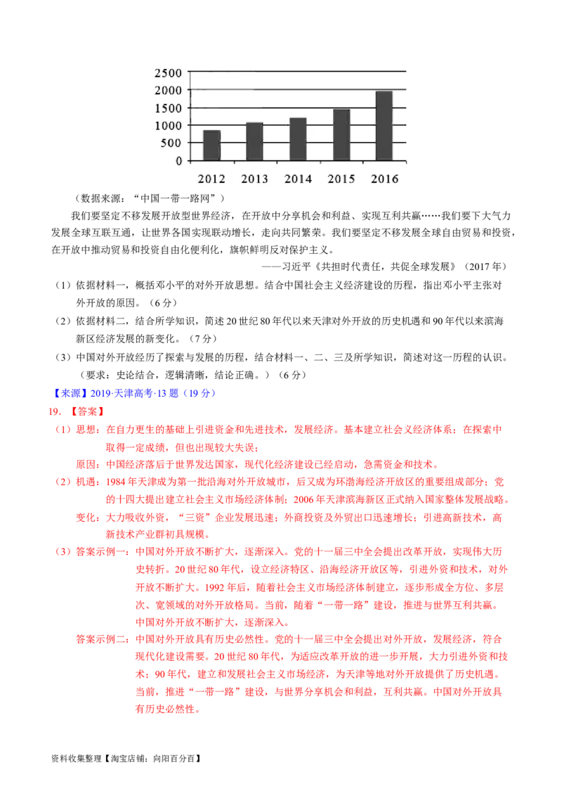 专题07中华人民共和国时期：新中国的成立与社会主义建设道路的探索（解析版）_07高考历史_通用版（老高考）复习资料_2024年复习资料