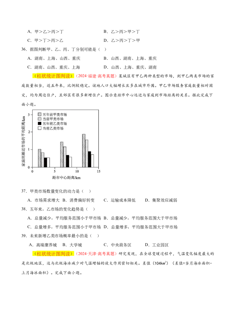 专题04图表攻略（练习）（原卷版）_2025年新高考资料_二轮复习_上好课2025年高考地理二轮复习讲练测（新高考通用）3381954