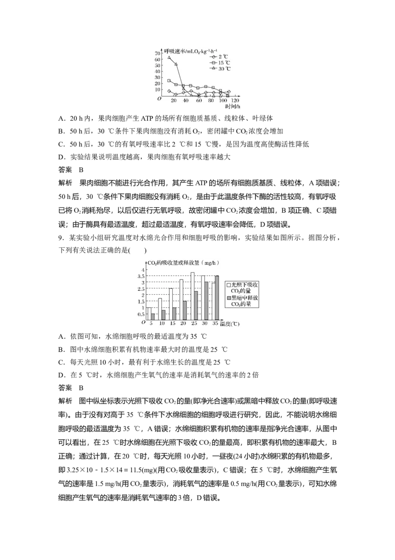 2022年高考生物一轮复习第3单元第10讲　光合作用与细胞呼吸的综合应用_新高考复习资料_2022年新高考复习资料_2022年一轮复习最新版_1.2022年高考生物一轮复习全国通用版
