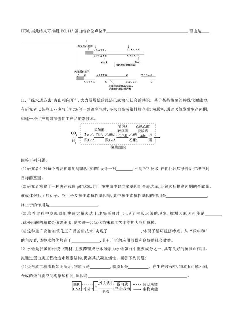 押第25题生物技术与工程模块（原卷版）_2024年新高考资料_5.2024三轮冲刺_备战2024年高考生物临考题号押题（辽宁、黑龙江、吉林专用）322857720