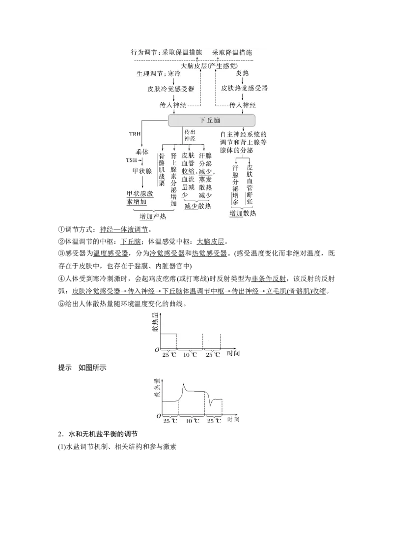 2023年高考生物一轮复习（新人教新高考）第8单元第5课时　体液调节与神经调节的关系_新高考复习资料_2023年新高考复习资料_一轮复习_2023年新高考大一轮复习讲义