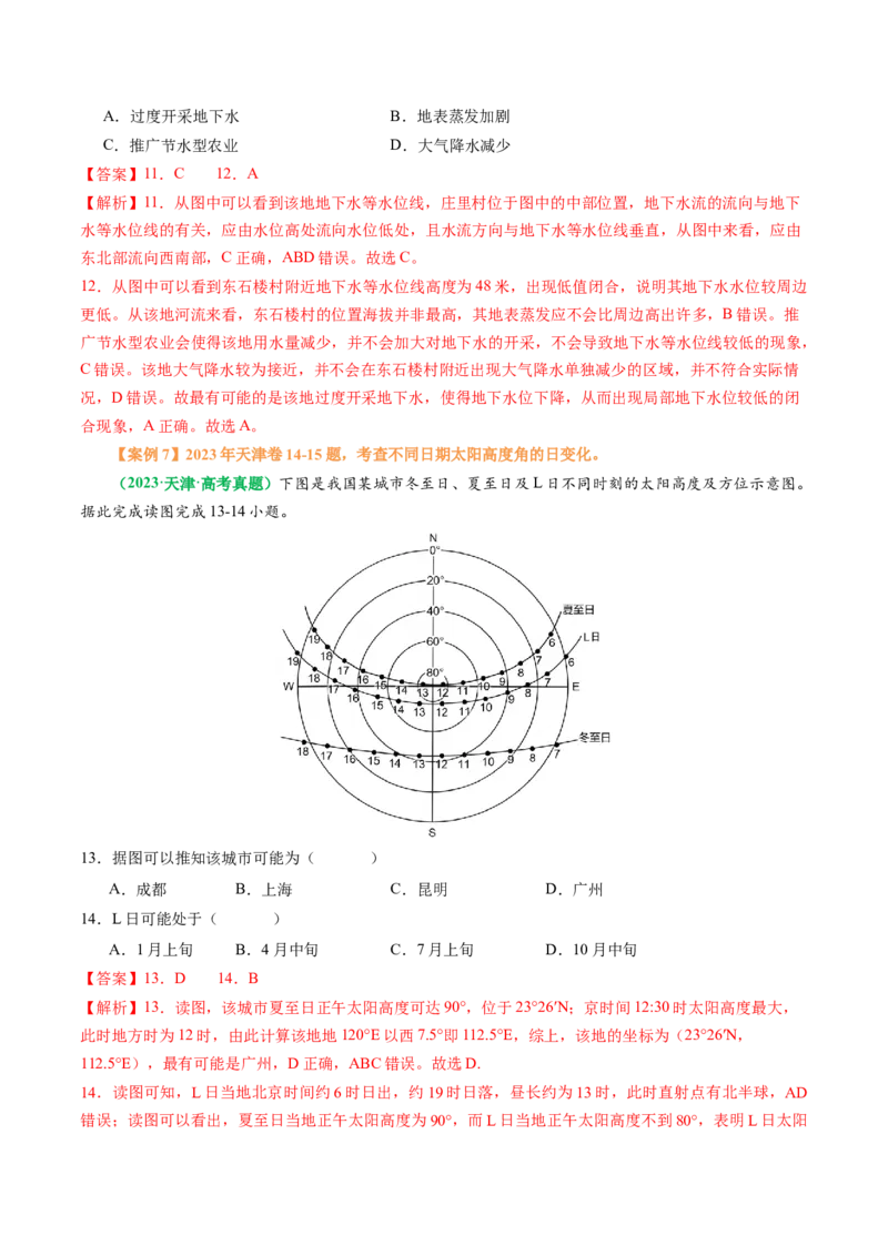 专题03&ldquo;等值线型&rdquo;选择题答题技巧(解析版)_2025年新高考资料_二轮复习_01高考语文等多个文件_2025年高三地理高考二轮复习专项提升_题型专练