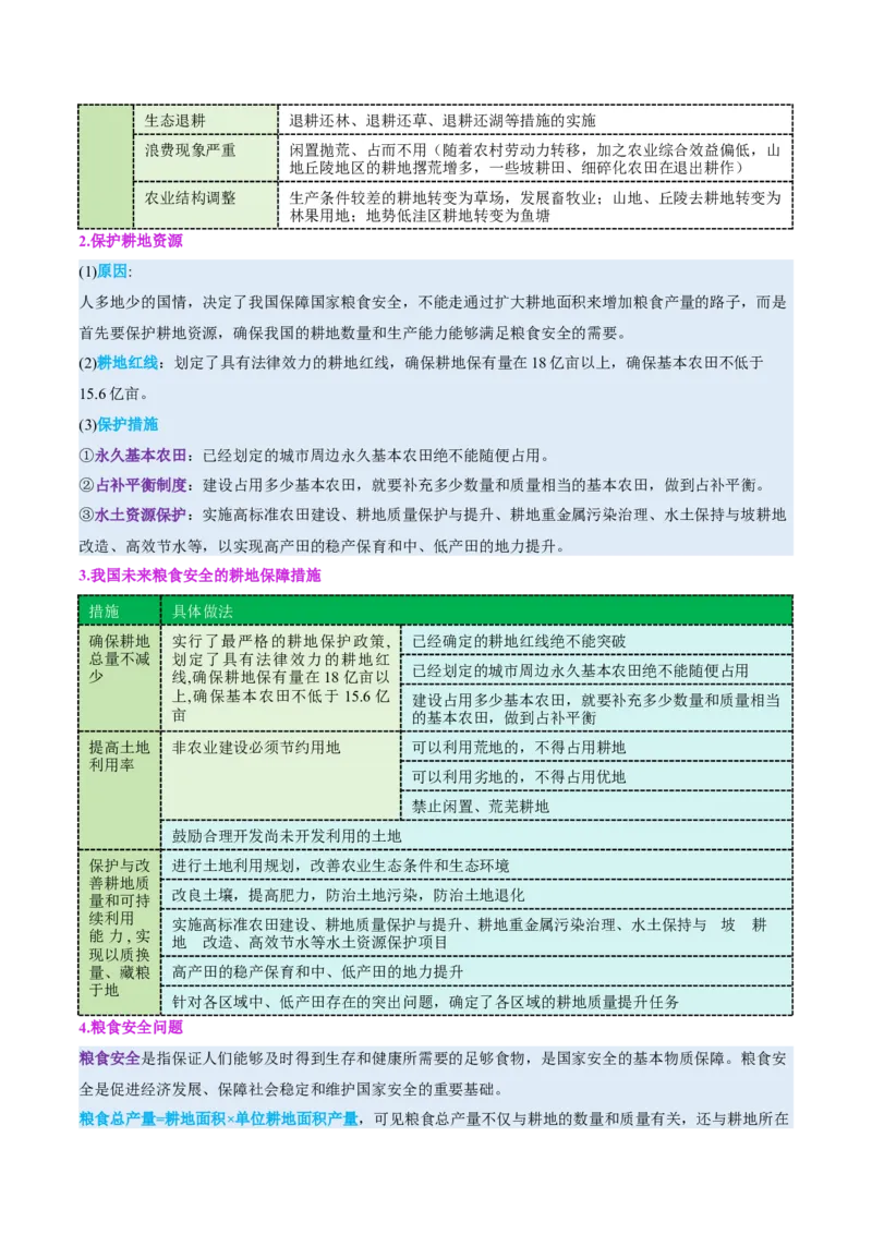 专题11资源、环境与国家安全（讲义）（原卷版）_2025年新高考资料_二轮复习_上好课2025年高考地理二轮复习讲练测（新高考通用）3381954