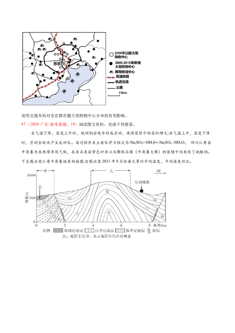 专题02非选择题攻略（练习）（原卷版）_2025年新高考资料_二轮复习_01高考语文等多个文件_上好课2025年高考地理二轮复习讲练测（新高考通用）_第二部分题型突破