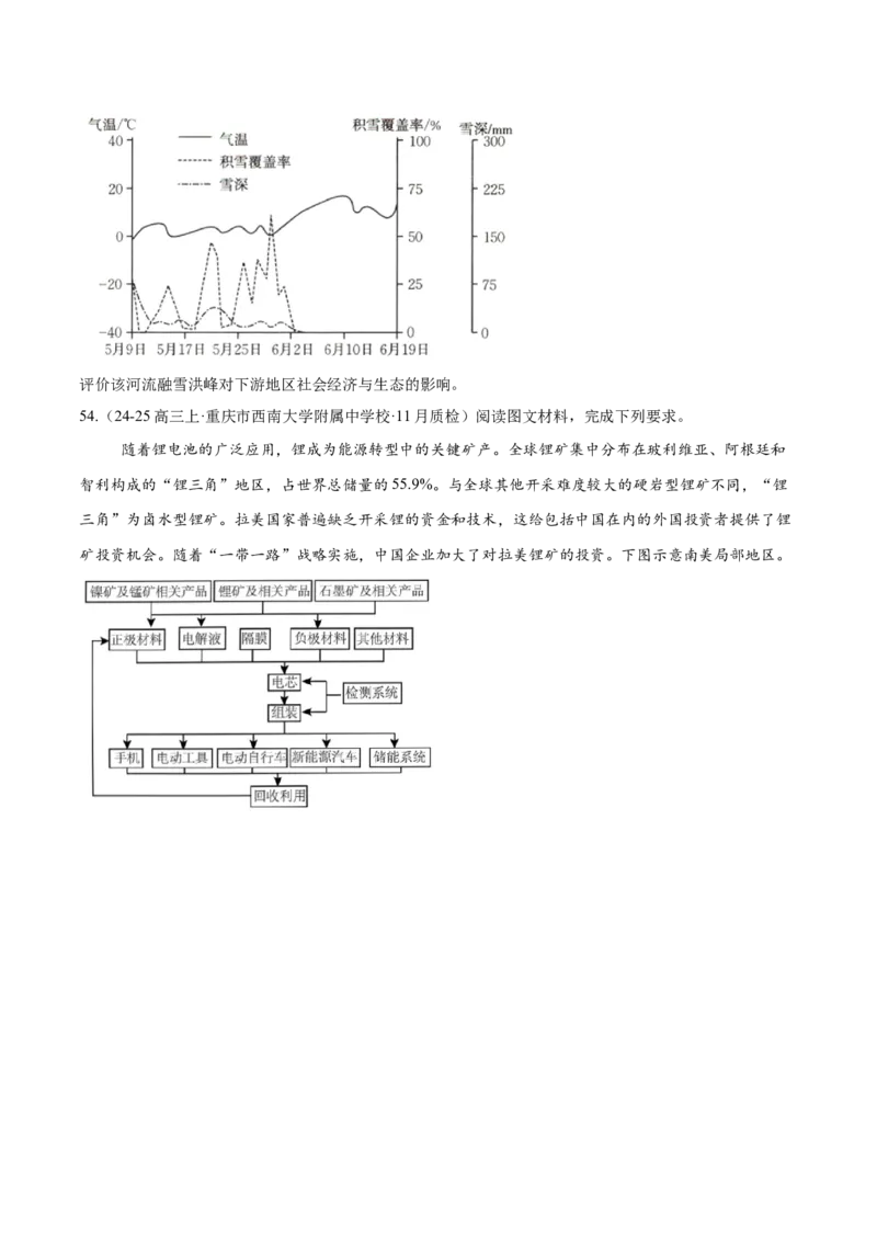 专题02非选择题攻略（练习）（原卷版）_2025年新高考资料_二轮复习_01高考语文等多个文件_上好课2025年高考地理二轮复习讲练测（新高考通用）_第二部分题型突破