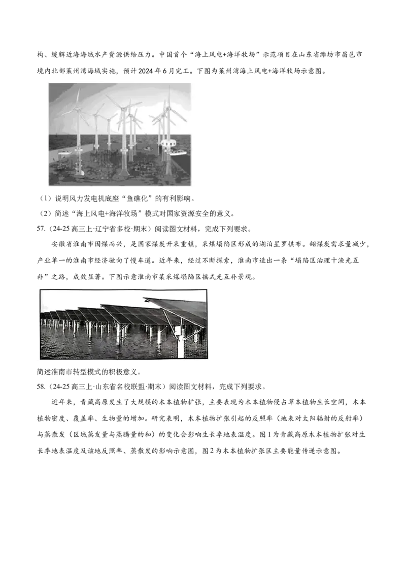 专题02非选择题攻略（练习）（原卷版）_2025年新高考资料_二轮复习_01高考语文等多个文件_上好课2025年高考地理二轮复习讲练测（新高考通用）_第二部分题型突破