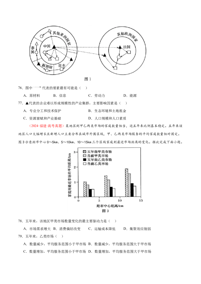 专题01选择题攻略（练习）（原卷版）_2025年新高考资料_二轮复习_上好课2025年高考地理二轮复习讲练测（新高考通用）3381954