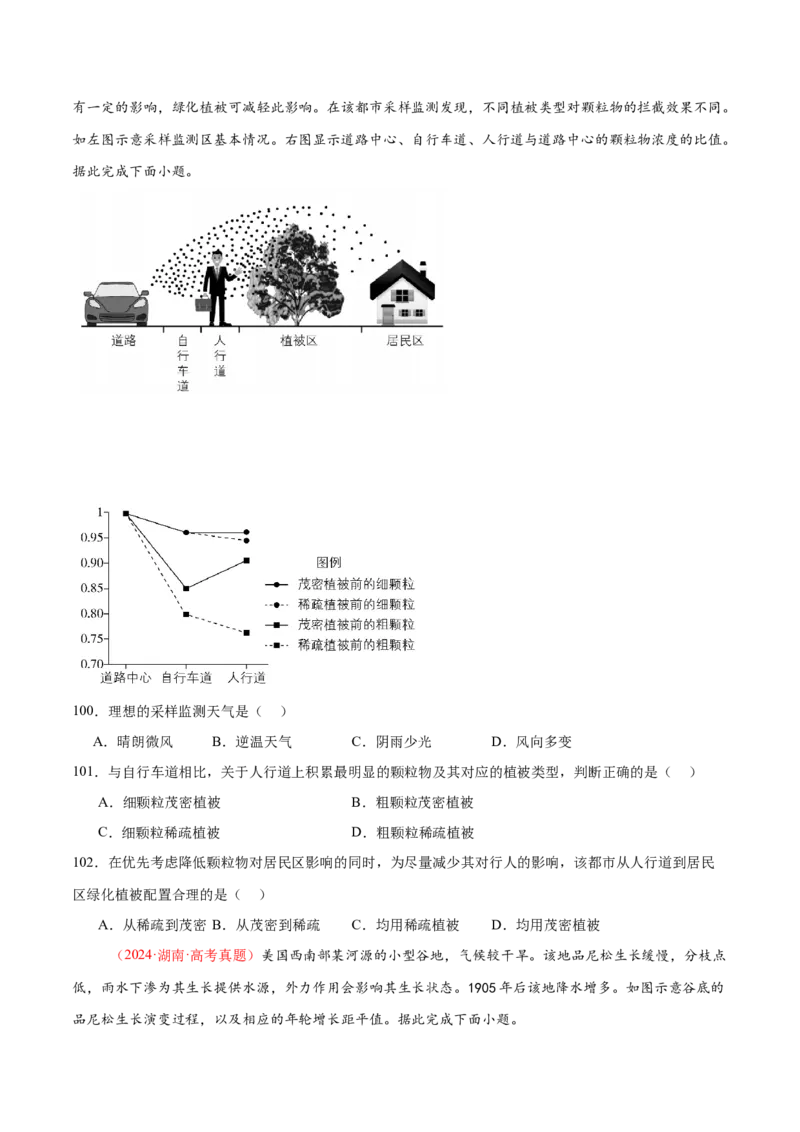 专题01选择题攻略（练习）（原卷版）_2025年新高考资料_二轮复习_上好课2025年高考地理二轮复习讲练测（新高考通用）3381954