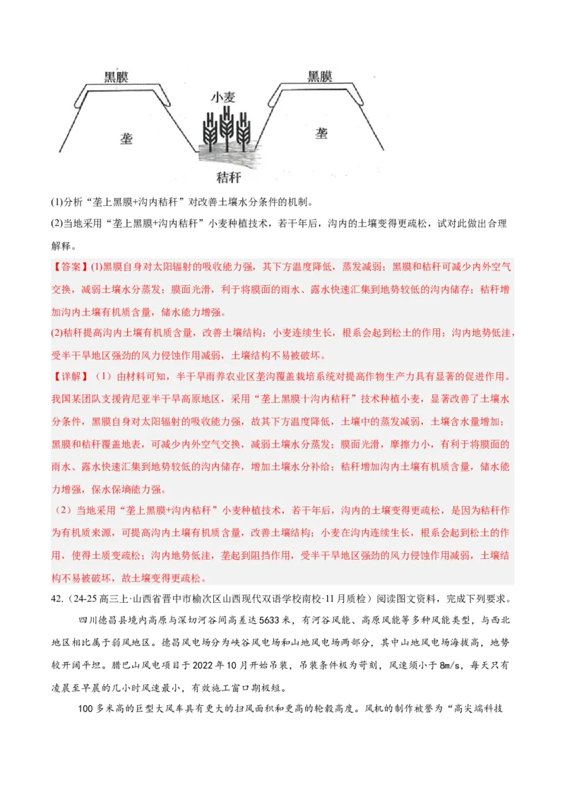 专题02非选择题攻略（练习）（解析版）_2025年新高考资料_二轮复习_上好课2025年高考地理二轮复习讲练测（新高考通用）3381954