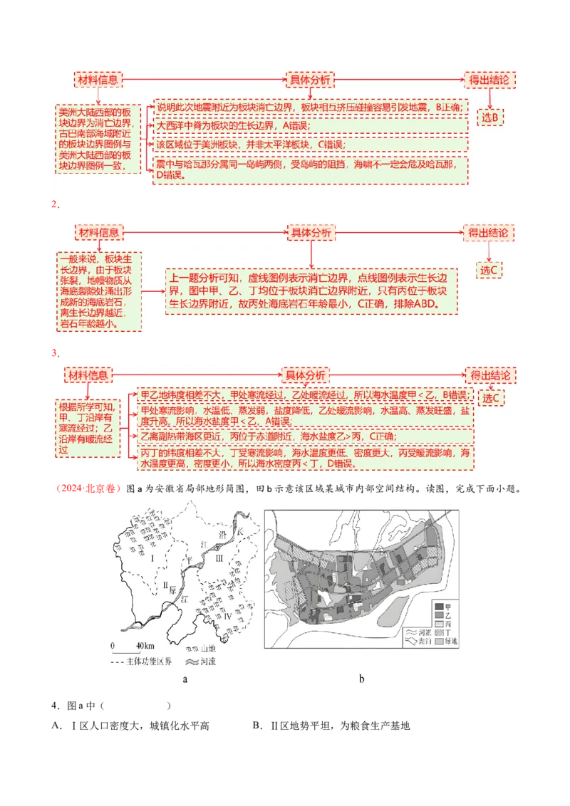 专题1核心素养（讲义）（解析版）_2025年新高考资料_二轮复习_01高考语文等多个文件_2025年高三地理高考二轮复习专项提升_二轮讲义
