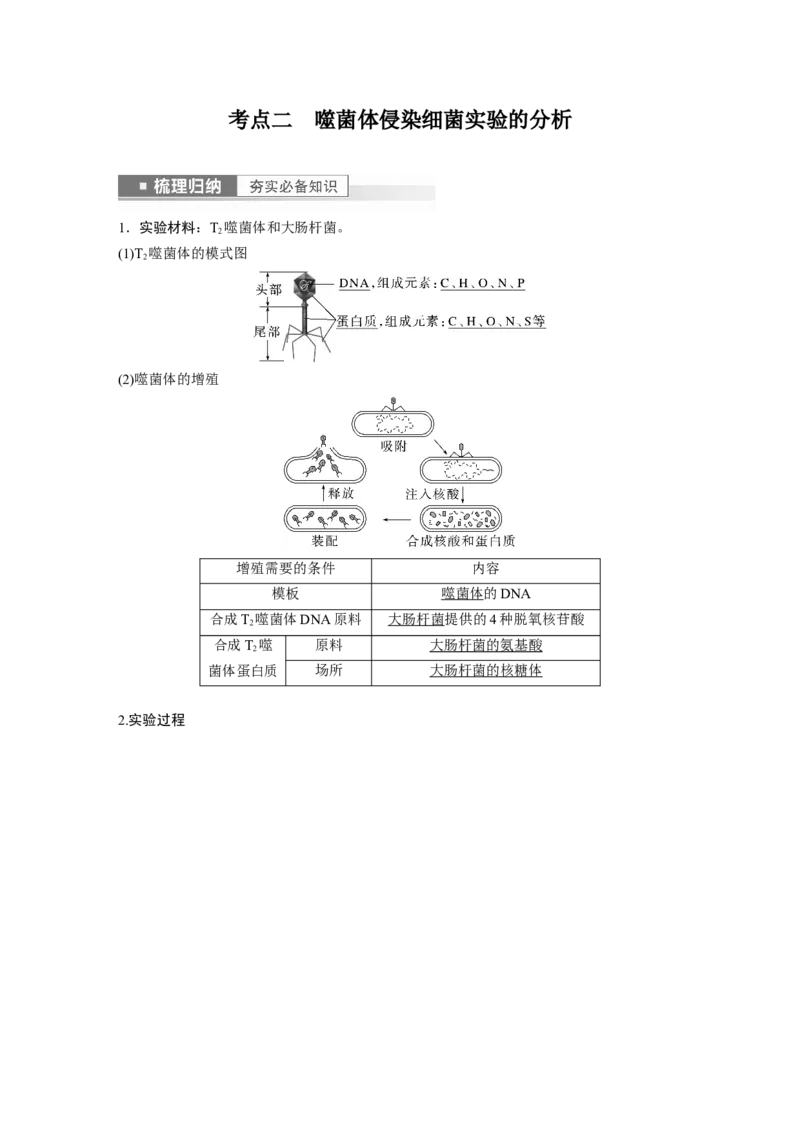 2023年高考生物一轮复习（全国版）第6单元第1课时　DNA是主要的遗传物质_通用版（老高考）复习资料_2023年复习资料_一轮复习_2023年高考生物一轮复习讲义+课件（全国版）