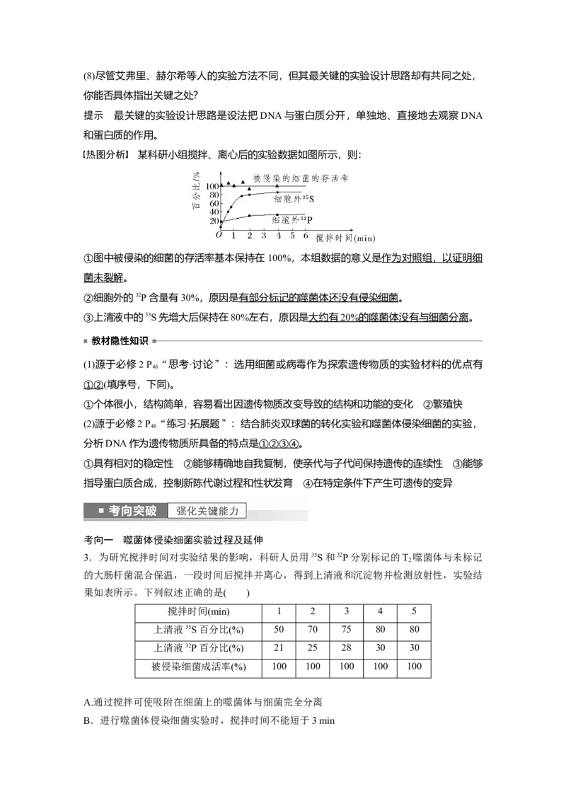 2023年高考生物一轮复习（全国版）第6单元第1课时　DNA是主要的遗传物质_通用版（老高考）复习资料_2023年复习资料_一轮复习_2023年高考生物一轮复习讲义+课件（全国版）