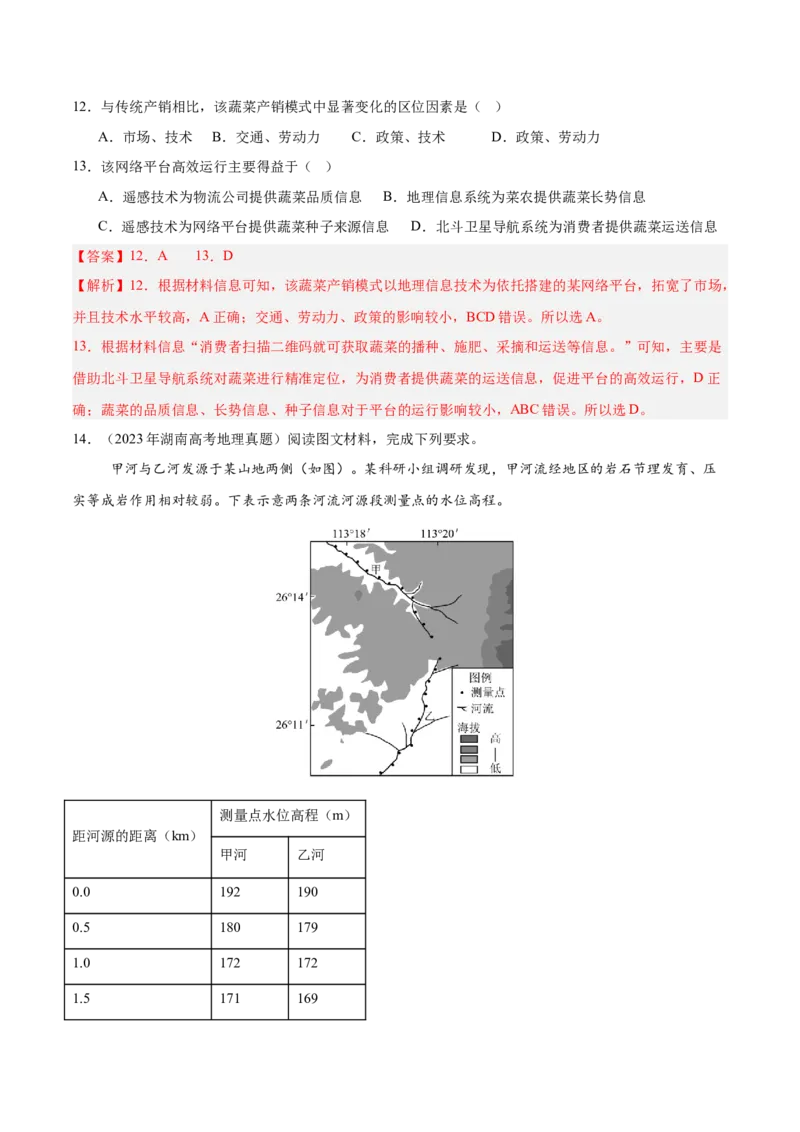 重难点08自然灾害与地理信息技术（解析版）_2025年新高考资料_二轮复习_01高考语文等多个文件_2025年高三地理高考二轮复习专项提升_重点&middot;难点&middot;热点专练（分地区）_江苏专用