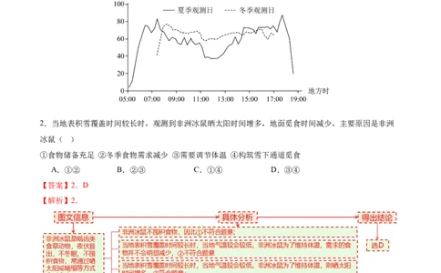 微专题生物与环境（讲义）（解析版）_2025年新高考资料_二轮复习_01高考语文等多个文件_2025年高三地理高考二轮复习专项提升_二轮讲义