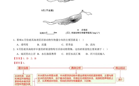 微专题水库的水文特征及功能（讲义）（解析版）_2025年新高考资料_二轮复习_01高考语文等多个文件_上好课2025年高考地理二轮复习讲练测（新高考通用）_第一部分专题突破