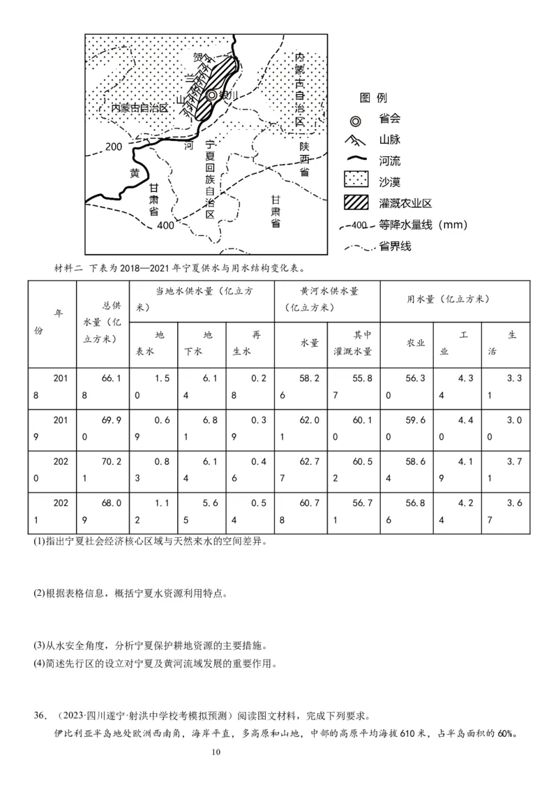 2024届高考一轮复习专题四地球上的水第十一讲水循环、水量平衡与陆地水体相互关系（试卷版）_通用版（老高考）复习资料_2024年复习资料_专题训练