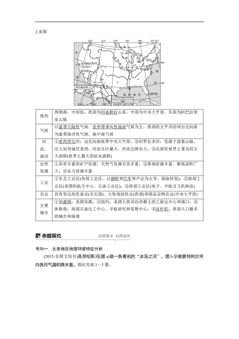 62区域地理第1章世界地理第37讲世界重要地区和主要国家_通用版（老高考）复习资料_2023年复习资料_地理高三一轮复习系列_地理高三一轮复习系列《一轮复习讲义》（教师版）