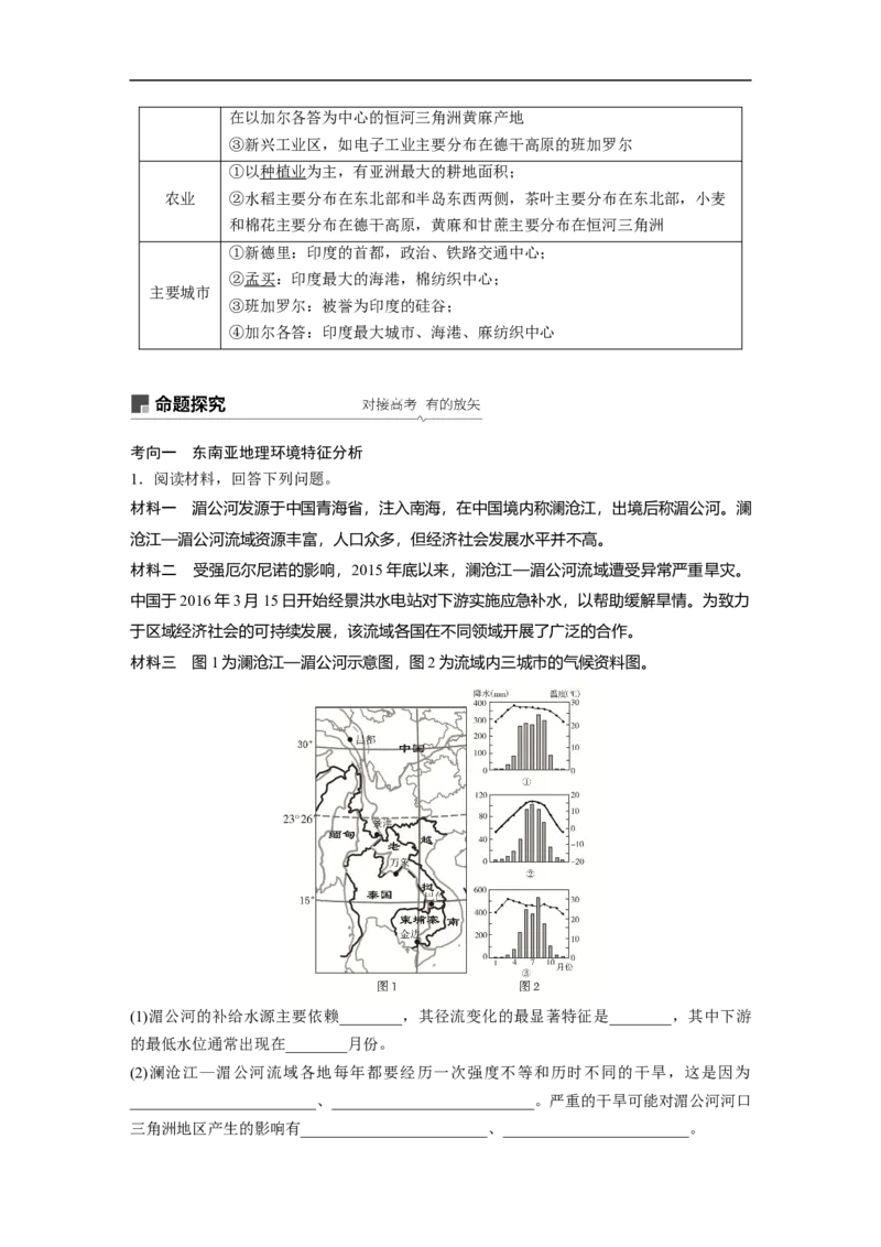 62区域地理第1章世界地理第37讲世界重要地区和主要国家_通用版（老高考）复习资料_2023年复习资料_地理高三一轮复习系列_地理高三一轮复习系列《一轮复习讲义》（教师版）