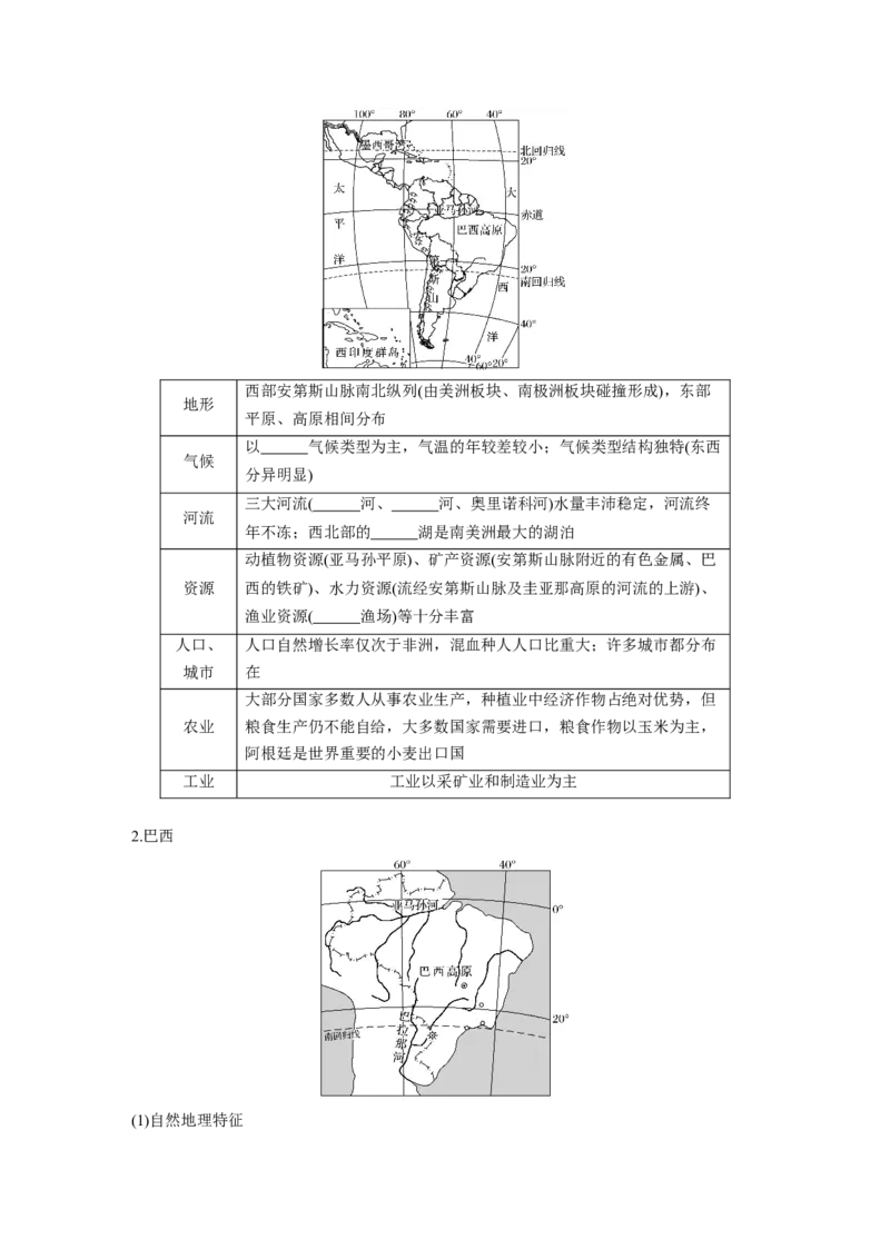 62区域地理第1章世界地理第37讲世界重要地区和主要国家_通用版（老高考）复习资料_2023年复习资料_地理高三一轮复习系列_地理高三一轮复习系列《一轮复习讲义》（学生版）