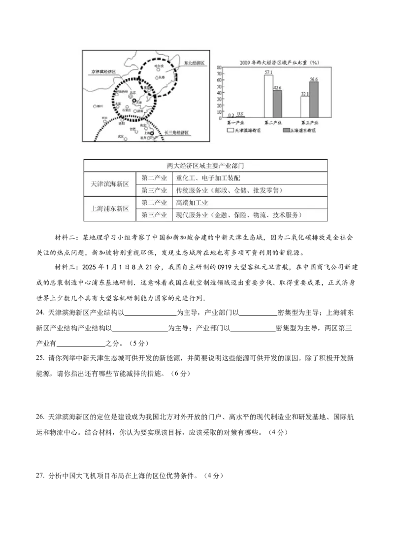 信息必刷卷04（上海专用）（考试版）_2025年新高考资料_2025考前信息卷_2025年高考地理考前信息必刷卷（上海专用）34378775