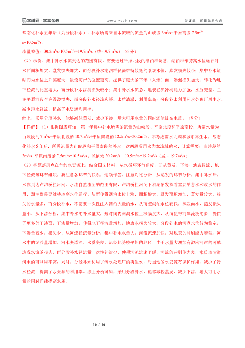 江西高考模拟卷(全解全析)_2025年新高考资料_二轮复习_2025年高三地理高考二轮复习专项提升（新高考通用）3405802_模拟试卷