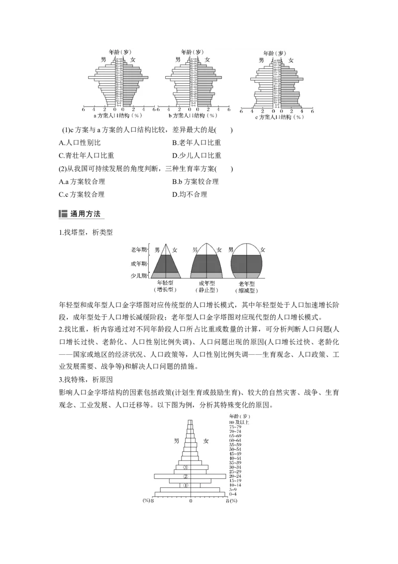 24必修②第1章人口的变化第15讲人口的数量变化与人口合理容量_通用版（老高考）复习资料_2023年复习资料_地理高三一轮复习系列_地理高三一轮复习系列《一轮复习讲义》（学生版）