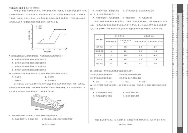地理（广东卷02）（考试版A3）_2025年新高考资料_二轮复习_2025年高三地理高考二轮复习专项提升（新高考通用）3405802_模拟试卷
