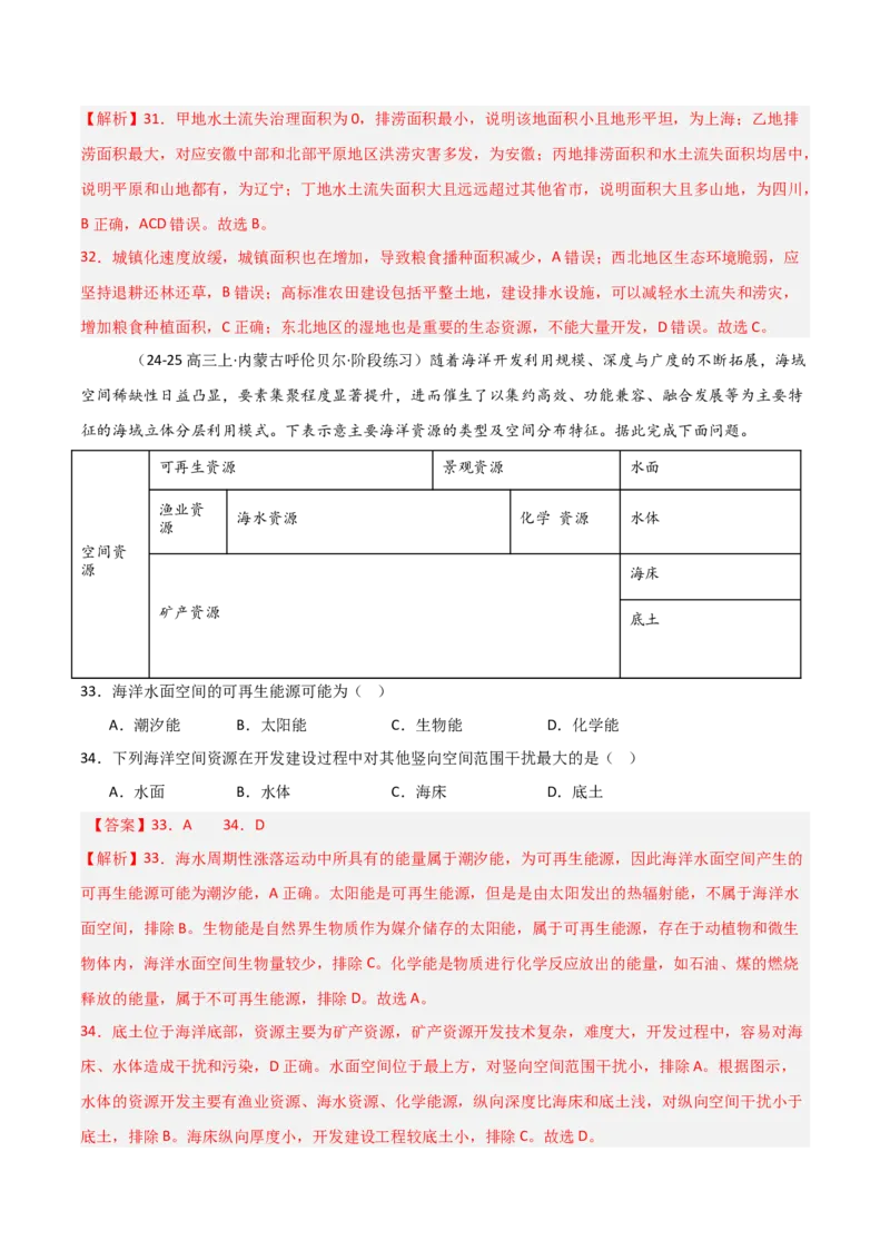 热点03环境安全与能源安全（解析版）_2025年新高考资料_二轮复习_01高考语文等多个文件_2025年高三地理高考二轮复习专项提升_重点&middot;难点&middot;热点专练（分地区）_天津专用