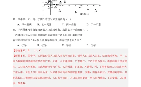 第21讲人口迁移与人口容量（解析版）_2025年新高考资料_一轮复习_备战2025年高考地理一轮复习考点帮（新高考通用）（完结）