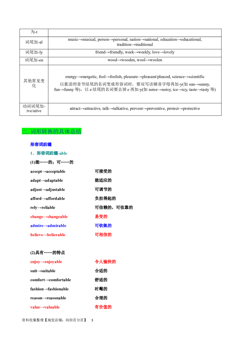 第14讲形容词和副词的用法（核心考点精讲精练）（解析版）-备战2024年高考英语一轮复习考点帮（全国通用）_03高考英语_通用版（老高考）复习资料_2024年复习资料_第二部分语法