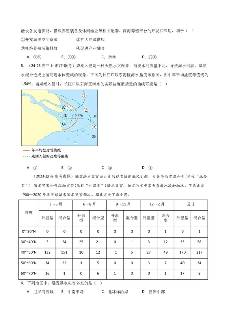 热点02电影《哪吒2》中的地理知识（原卷版）_2025年新高考资料_二轮复习_2025年高三地理高考二轮复习专项提升（新高考通用）3405802_重点&middot;难点&middot;热点专练（分地区）