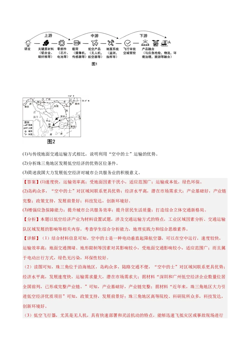 热点04产业发展-2025年高考地理热点&middot;重点&middot;难点（解析版）_2025年新高考资料_二轮复习_01高考语文等多个文件_2025年高三地理高考二轮复习专项提升_重点&middot;难点&middot;热点专练（分地区）