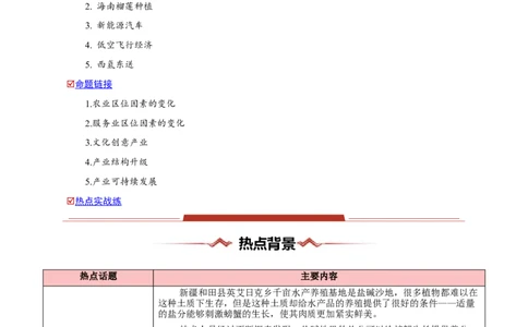 热点04产业发展-2025年高考地理热点&middot;重点&middot;难点（解析版）_2025年新高考资料_二轮复习_01高考语文等多个文件_2025年高三地理高考二轮复习专项提升_重点&middot;难点&middot;热点专练（分地区）