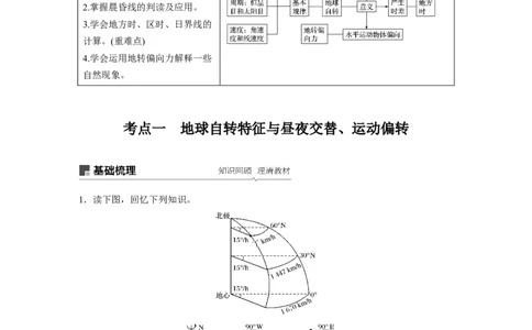 06必修①第2章行星地球第4讲地球的自转及其地理意义_通用版（老高考）复习资料_2023年复习资料_地理高三一轮复习系列_地理高三一轮复习系列《一轮复习讲义》（教师版）
