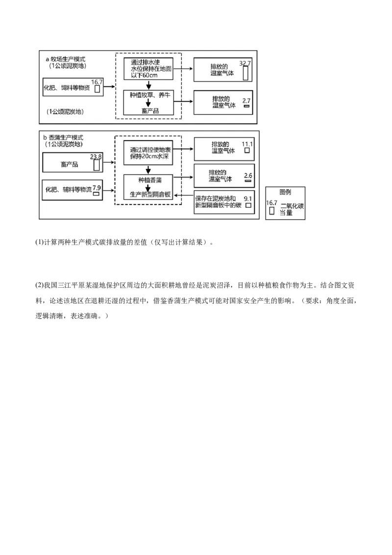热点04全球气候变化（原卷版）_2025年新高考资料_二轮复习_01高考语文等多个文件_2025年高三地理高考二轮复习专项提升_重点&middot;难点&middot;热点专练（分地区）_黑吉辽专用